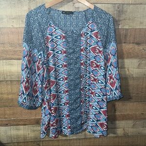 In Touch Flowy Blouse Top Woman’s XL